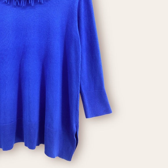 MULTIPLES OVERSIZED FRINGED SWEATER - Picture 5 of 13